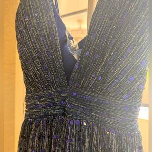 Privy Blue Maxi Formal Dress